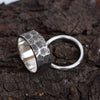 Hammered Silver Band 925 Sterling Silver Band Handmade Silver Bands