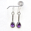 Amethyst Earring Drop Earring 925 Sterling Silver amethyst Earring Handmade