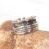 Solid 925 Sterling Silver Spinner Ring Handmade Spinner Ring Fine Silver handmade Ring