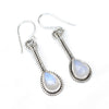 Moonstone Earring Pear drop Earring 925 Sterling Silver handmade Earring