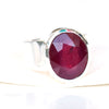 Natural Ruby Ring 925 Sterling Silver Ruby Ring Birthstone Ruby Ring Ruby Jewelry