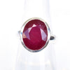 Natural Red Ruby Ring 925 Sterling Silver Ruby Gemstone Ring, July Birthstone Ruby Ring