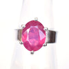 Ruby Ring 925 Sterling Silver Ruby Ring Birthstone Ruby Ring July Birthstone Ruby Ring