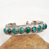 Natural Tibet Turquoise Cuff Bracelet, Turquoise Cuff Bracelet Handmade 925 Sterling Silver Bangle