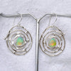 Raw Opal Earring Natural Raw Ethiopian Opal Earring 925 Sterling silver Opal Earring