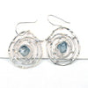 Unique Handmade Earring, Raw Aquamarine Crystal Earring 925 Sterling Silver Earring