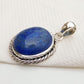 Lapis Lazuli Pendant 925 Sterling Silver Blue Lapis gemstone Pendant