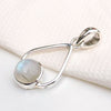 Handmade 925 Sterling Silver gemstone Pendant Moonstone Silver Pendant