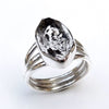 Herkimer Diamond Ring 925 Sterling Silver Diamond Crystal Ring Handmade