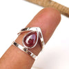 Natural Garnet Ring Birthstone Garnet Ring 925 Sterling Silver Garnet Jewelry