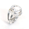 Natural Clear quartz Ring Unique Handmade Silver Ring One of Kind Handmade Silver Ring