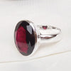 Natural Garnet Ring 925 Sterling Silver Garnet Birthstone Jewelry Handmade