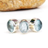 Natural Aquamarine Ring 925 Sterling Silver Birthstone Aquamarine Ring