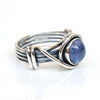 Natural Tanzanite Ring Blue Tanzanite Ring Tanzanite Birthstone Ring 925 Sterling Silver