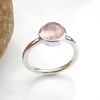 Natural Morganite Riing Pink Morganite Ring 925 Sterling Silver Stack Ring