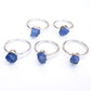 Wholesale Tanzanite Rings 925 Sterling Silver Raw Tanzanite Rings wholesale