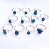 Wholesale Neon Apatite Rings 925 Sterling Silver Apatite Jewelry