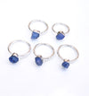 Wholesale Tanzanite Rings 925 Sterling Silver Raw Tanzanite Rings wholesale